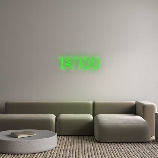 Personalizowany neon: TATTOO