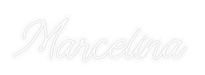 Personalizowany neon: Marcelina
