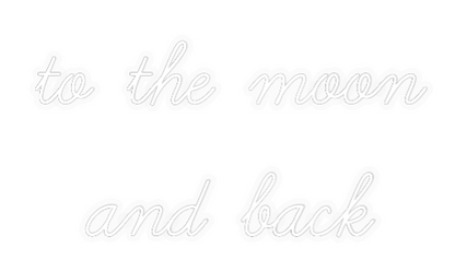 Personalizowany neon: to the moon
...