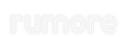 Personalizowany neon: rumore