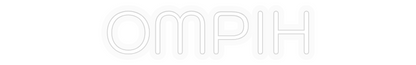 Personalizowany neon: OMPIH
