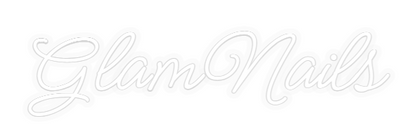 Personalizowany neon: GlamNails