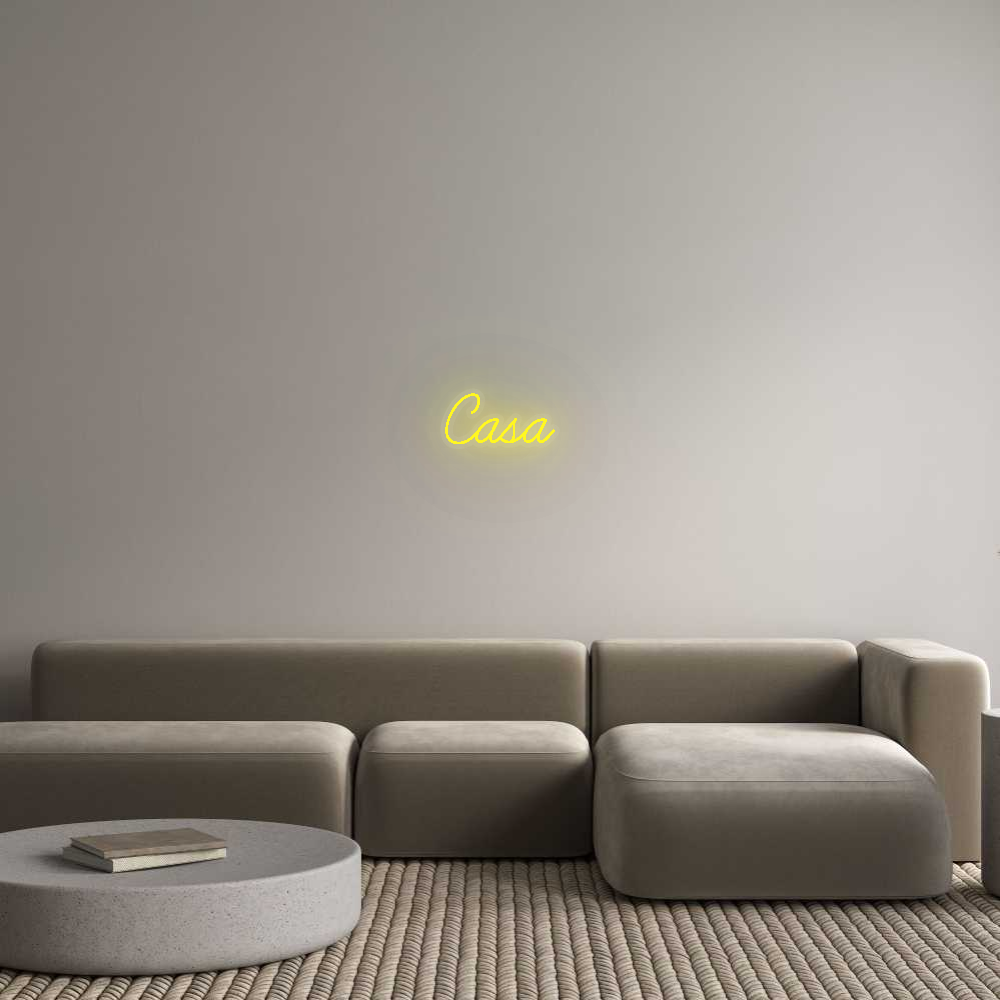 Personalizowany neon: Casa