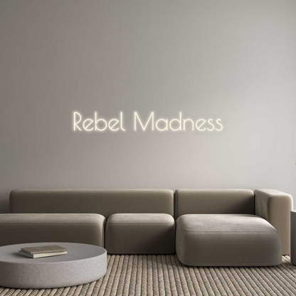 Personalizowany neon: Rebel Madness