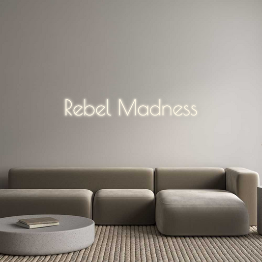 Personalizowany neon: Rebel Madness