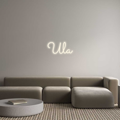 Personalizowany neon: Ula