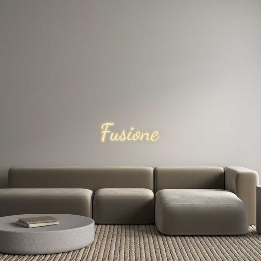 Personalizowany neon: Fusione