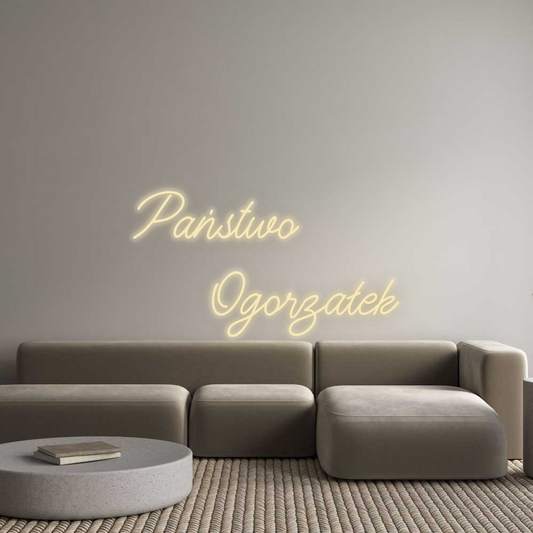 Personalizowany neon: Państwo 
   ...