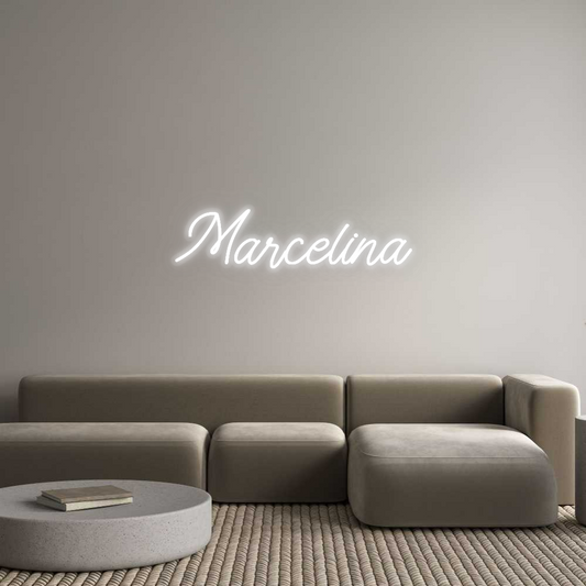 Personalizowany neon: Marcelina