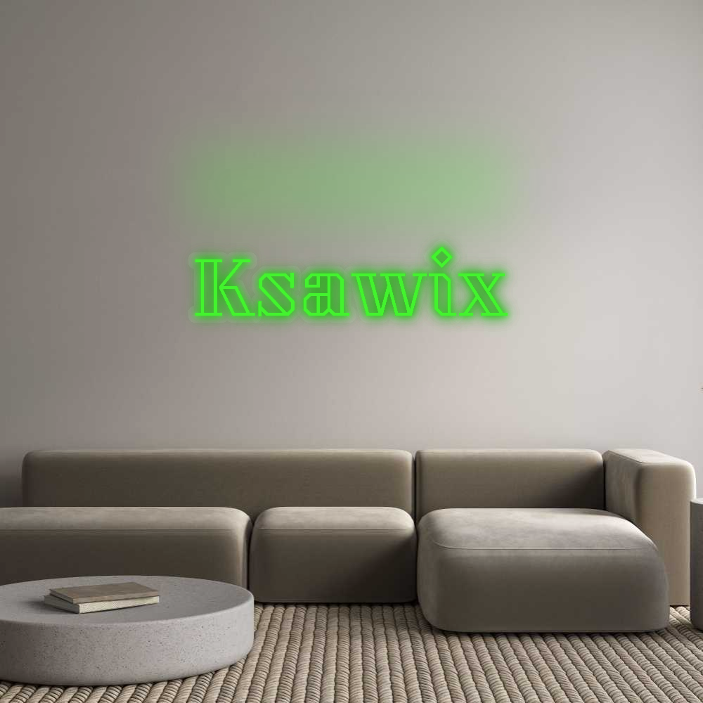 Personalizowany neon: Ksawix
