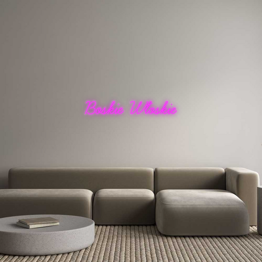 Personalizowany neon: Boskie Włoskie