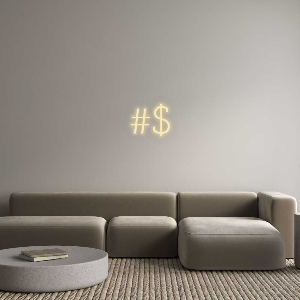 Personalizowany neon: #$