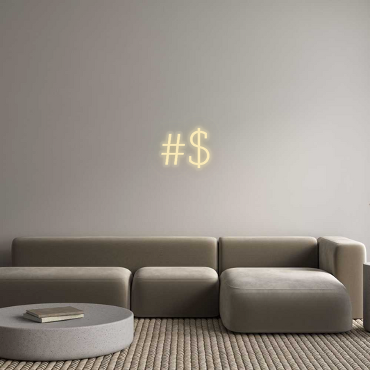 Personalizowany neon: #$