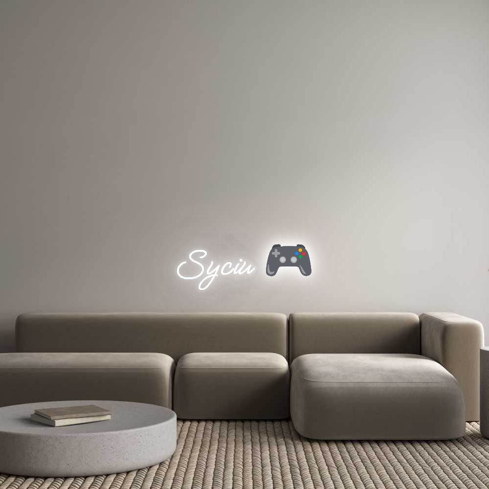 Personalizowany neon: Syciu 🎮