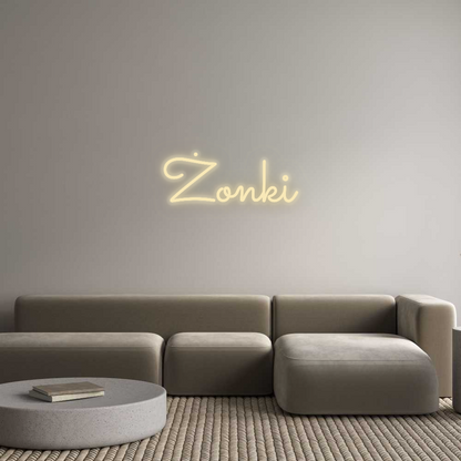Personalizowany neon: Żonki