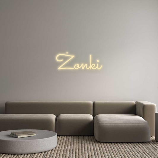 Personalizowany neon: Żonki