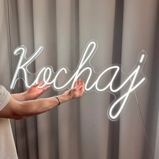 Neon "Kochaj"